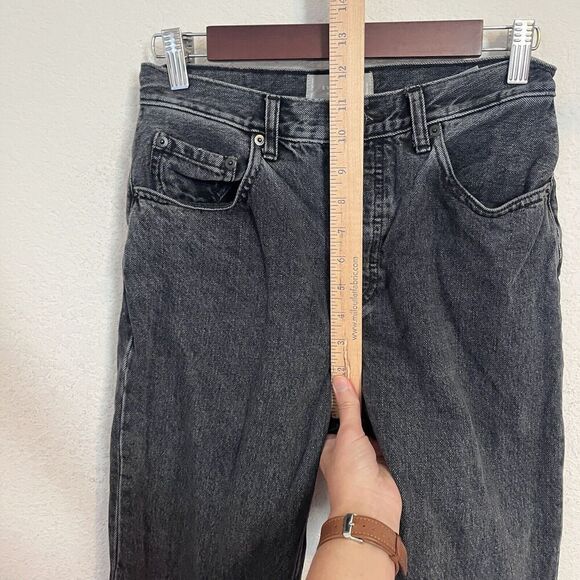 Everlane The Curvy 90's Cheeky Straight Grey Women's Jeans Size 26 Button Fly - Picture 8 of 10